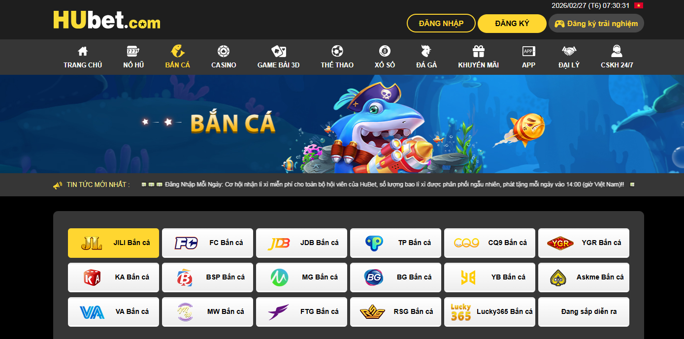 Bắn cá đổi thưởng đỉnh cao với giải thưởng hấp dẫn